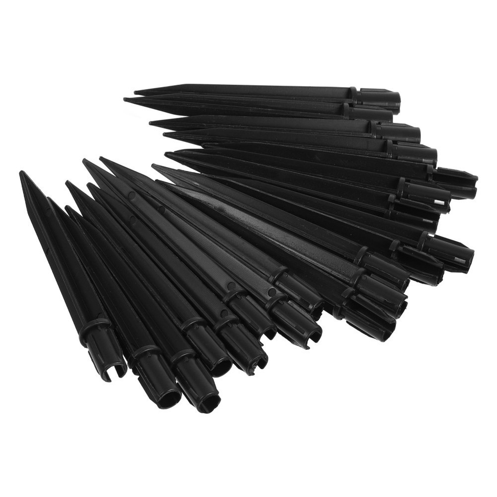 20 Pcs Plastic Lights Replacement Stakes Landscape Spike Solar Part