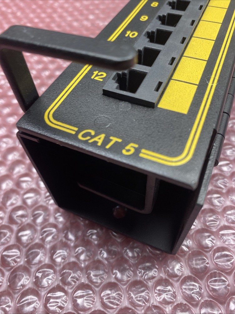 Used Ortronics 12 Port Patch Panel OR-851044558 CAT 5