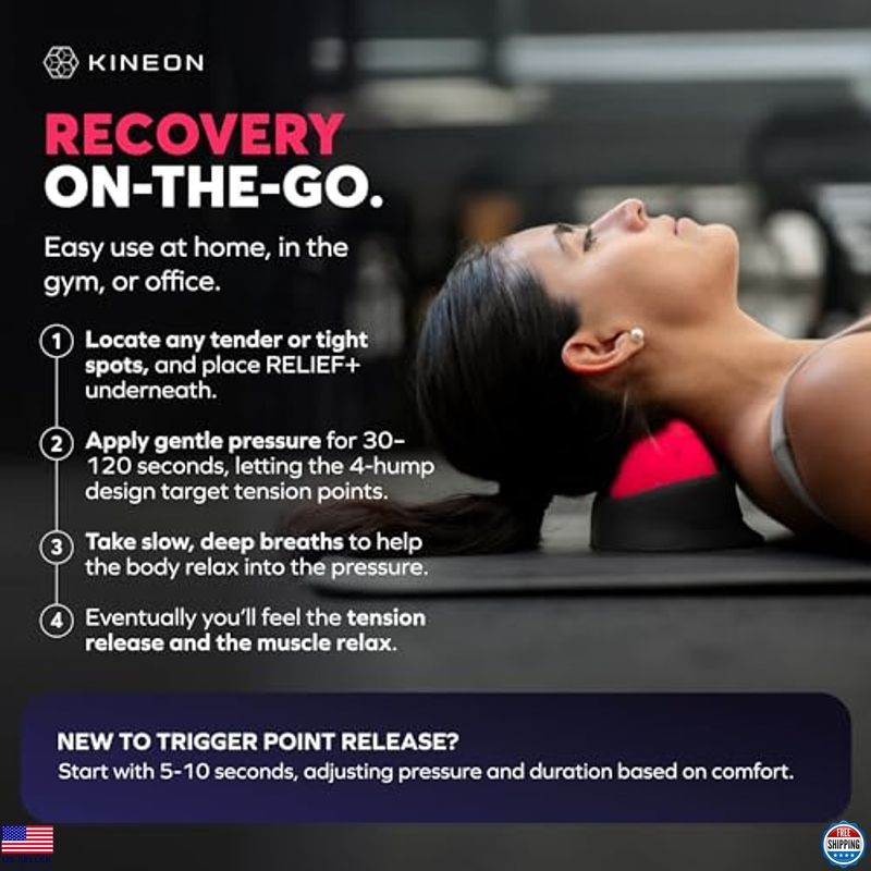 Relief+ Mini Trigger Point Massager – Myofascial Release & Deep Tissue Tool