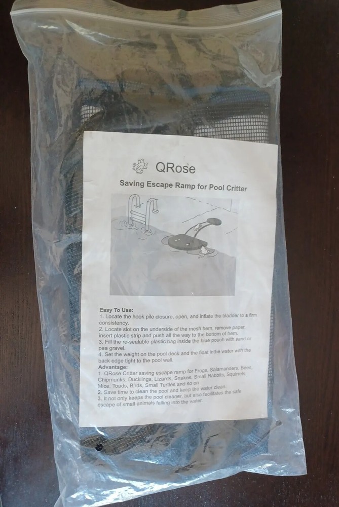 QRose Saving Escape Ramp For Pool Critter (B94A)