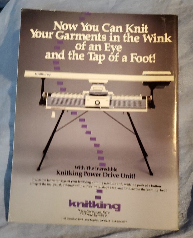Craft Knitting Magazines "Machine Knitters Source" Volume 7 Number 37 Good Used!