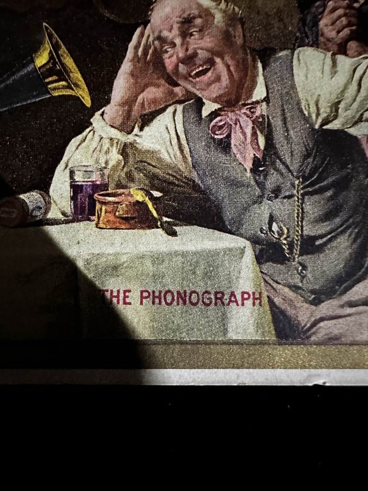 THOMAS EDISON PHONOGRAPH TRADE CARD, CIRCA