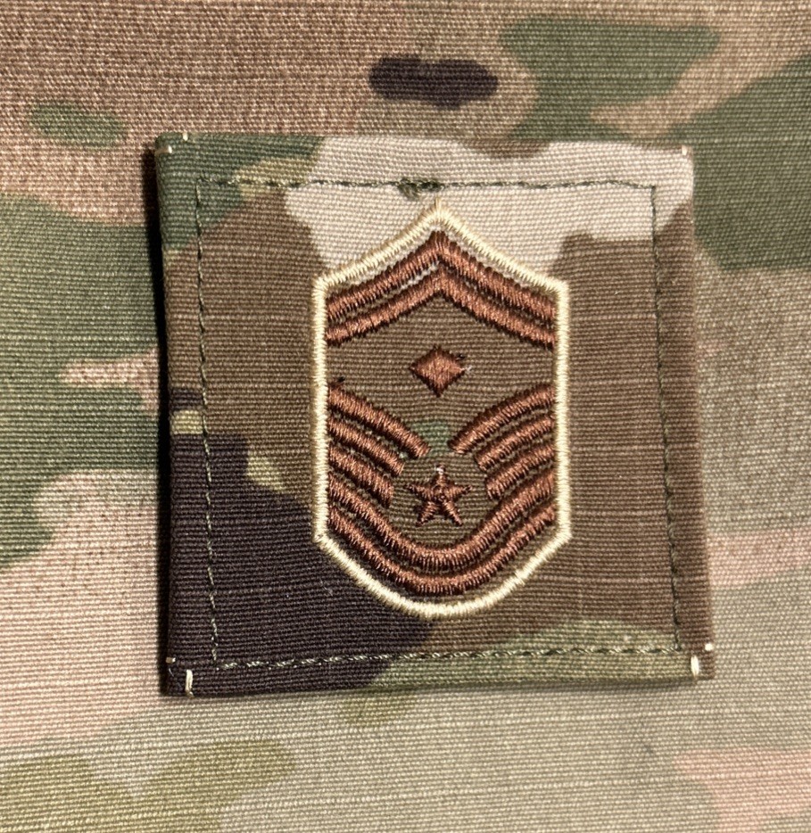 US Air Force 1SGT/E8 Rank OCP w/ Hook First Sergeant USAF