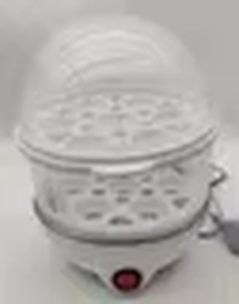 Multifunctional Electric Egg Cooker Steamer - Double Layer for Boil, Poach, Stea