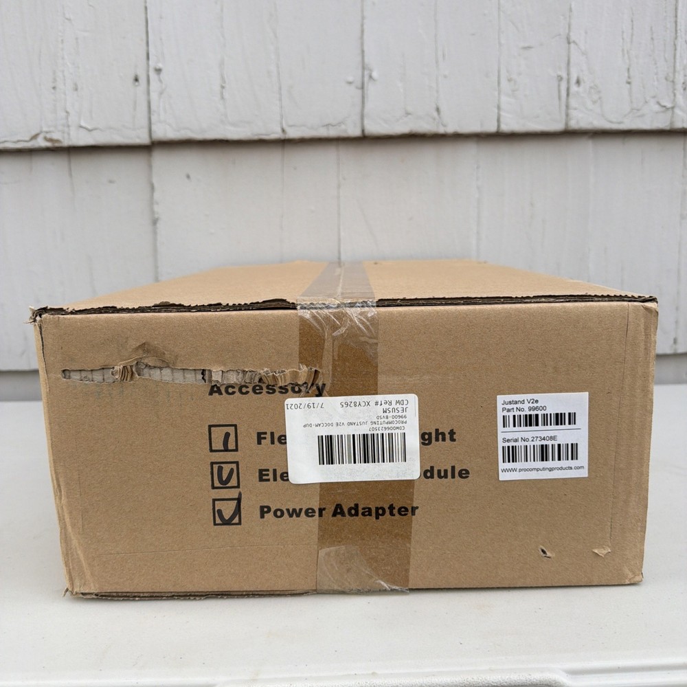 ProComputing Justand V2E 99600 Adjustable iPad or Tablet Table Top Stand