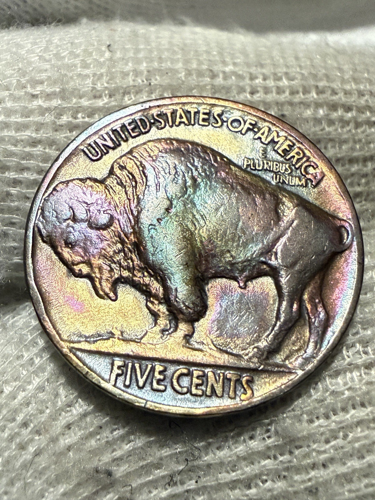 1916 Buffalo Nickel, Gem AU++ High Grade Toned Nice Color WOW*