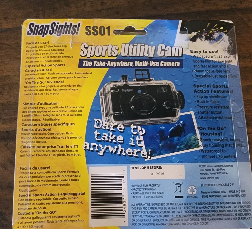 Camera - Sports Utility Cam / Waterproof