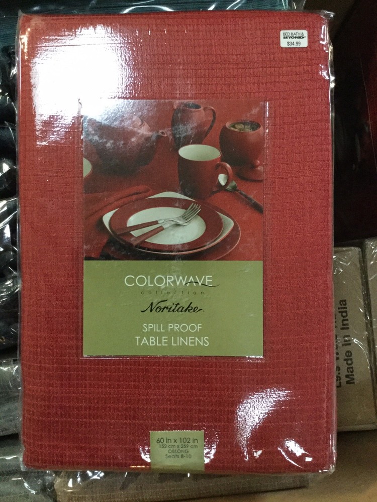 Noritake Colorwave Spill Proof Table Linens New