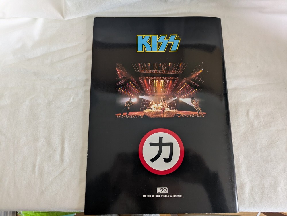KISS 1988 Japan Tour Concert Program Ticket Stub/Flyer
