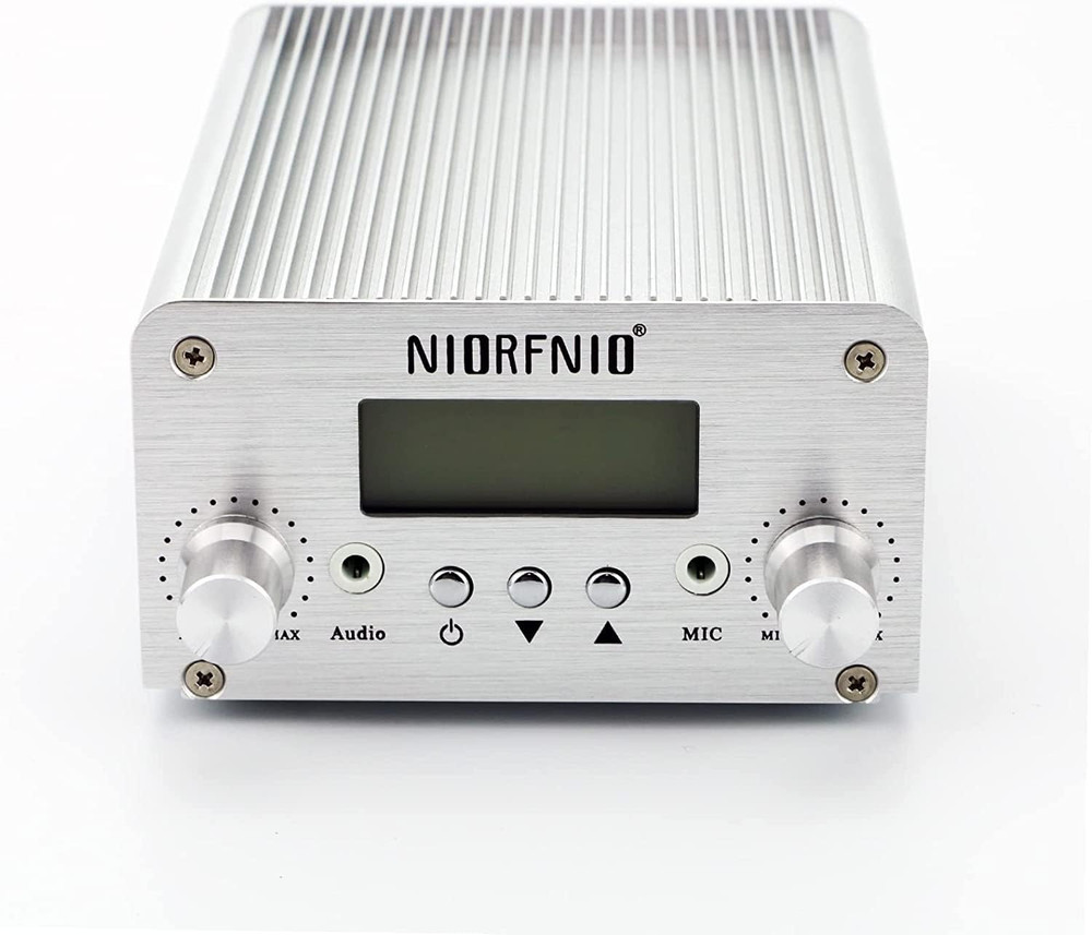 NIORFNIO 15W Fm Transmitter Bluetooth Wireless Stereo Broadcasting Range 87-108m