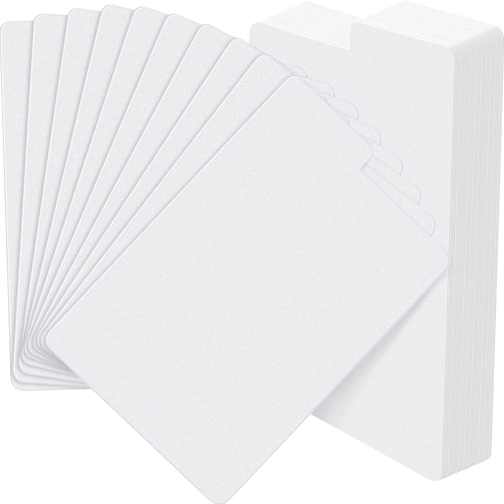 100 Comic Book Dividers with Tabs - Frosted Plastic Separators for Storage Boxes