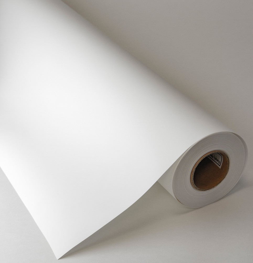FastPlot Self Adhesive Polypropylene Banner 8 mil WP - 24" x100FT - 2inch core