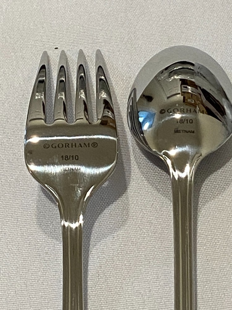 NIB Gorham Larina Classically Modern Tableware Flatware 78 Pcs Set