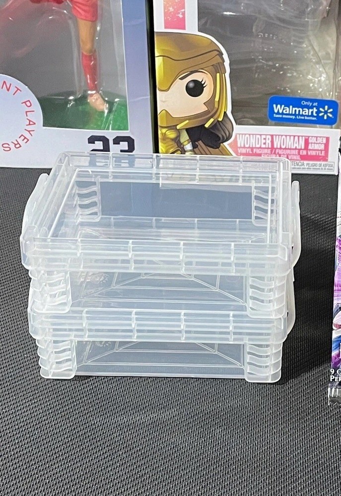 Trading Card Storage Box Vault (2-Pack Lot) Stackable! Premium Quality