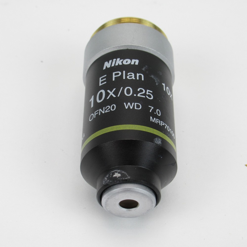 NIKON E PLAN 10X/0.25 INFINITY/- OFN20 MICROSCOPE OBJECTIVE FOR ECLIPSE SERIES