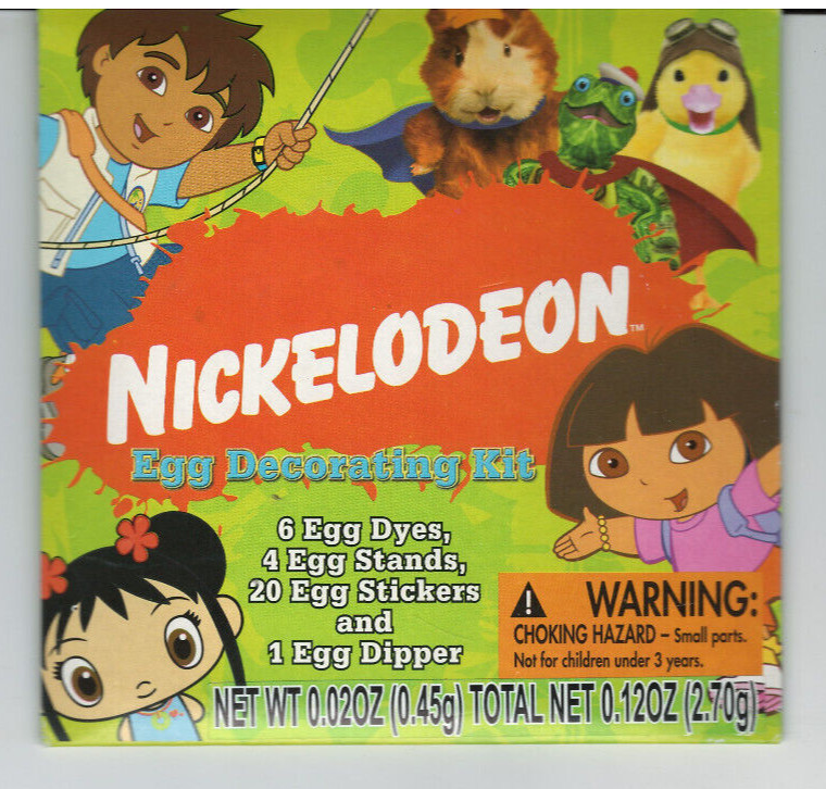 Go Diego Go Easter Egg Decorating Kit  Nickelodeon NEW