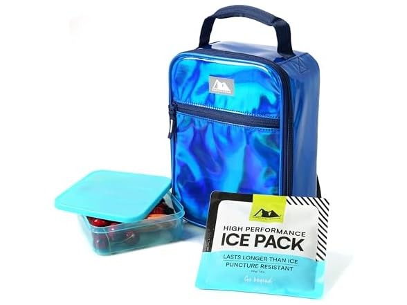Arctic Zone Chrome Lunch Box Combo Midnight