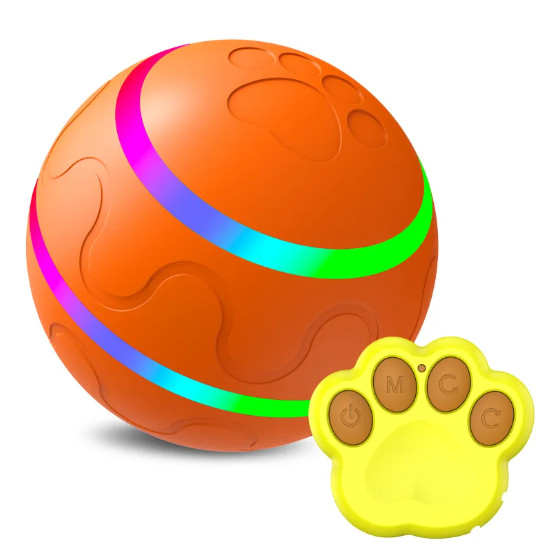 Pet Cat Interactive Rolling Ball Toy USB Rechargeable Automatic Self-Rotating