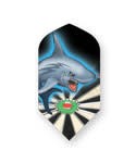 Dart Shark Slim Poly Royal Dart Flight