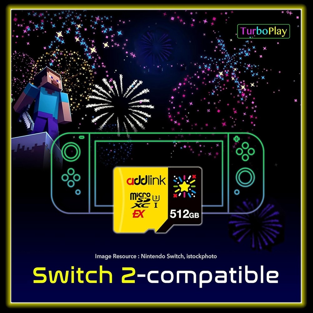 512GB Gaming microSD Express Card for Nintendo-Switch 2