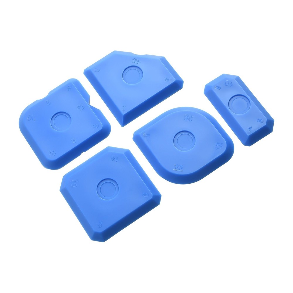 Easy and Efficient Silicone Application with 5 Piece Spreader Tool Set