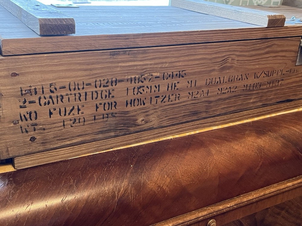 Wooden Ammo Crate Rope Handles