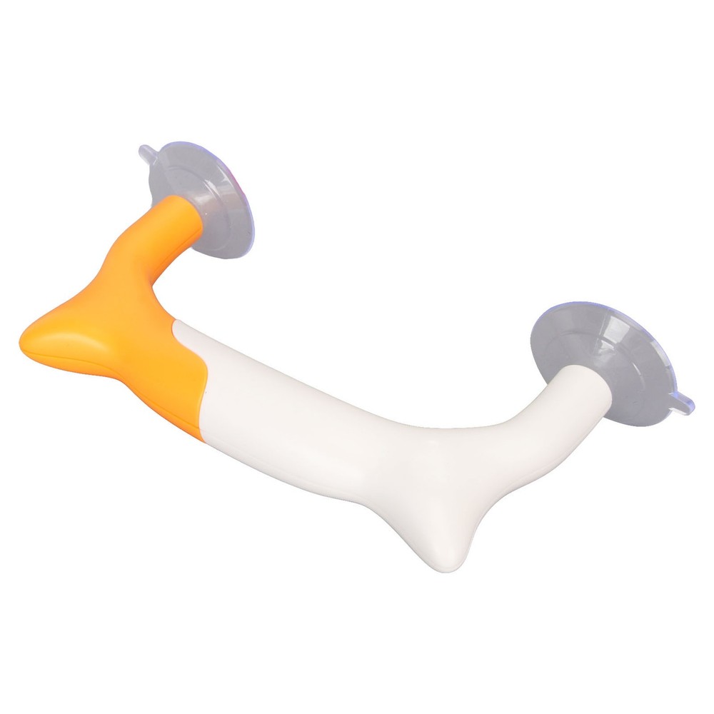 Ruler Handle Yellow White Strong Suction Cup PVC Quilting Ruler Grip
