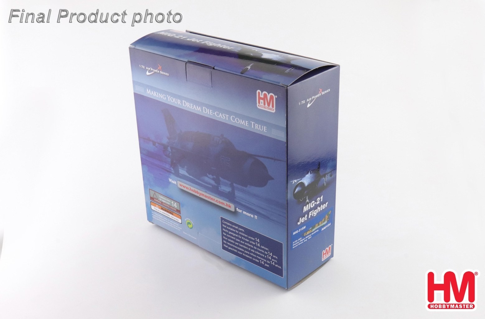 Hobby Master 1:72 MiG-21SM Fishbed-J Soviet 812th UAP Yellow 127 Ukraine HA0154