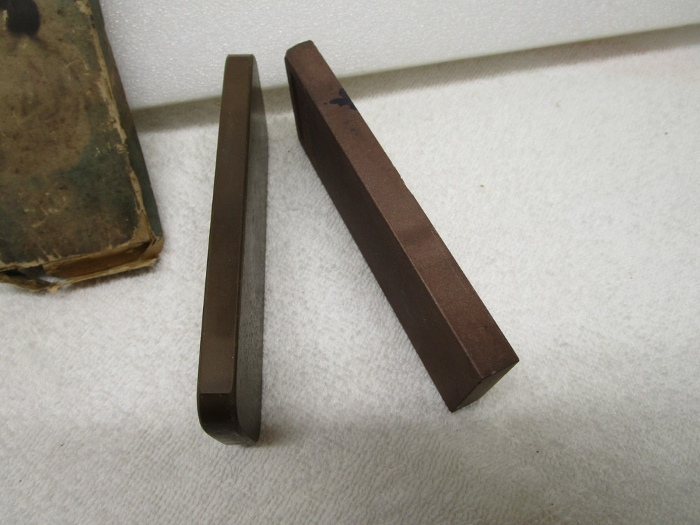 Vintage Amalgamite and Swotstein Sharpener Razor Hone Stone