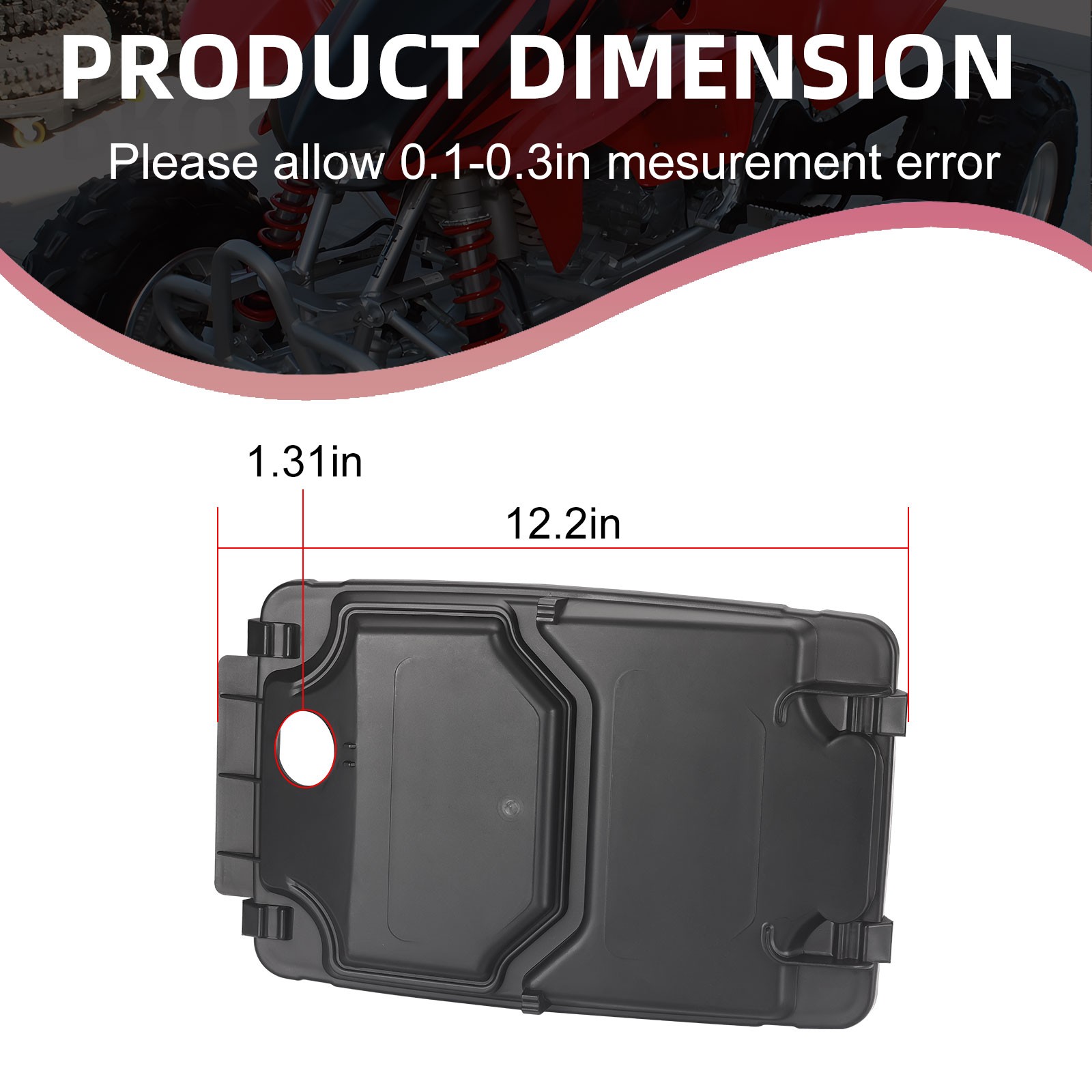 2006-2009 2012-2014 for Honda TRX450ER TRX450R Air Box Cover Lid 17217-HP1-900