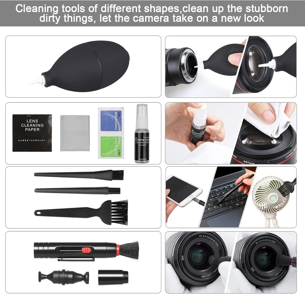 Camera Maintenance Kit - 18-in-1 Professional Tools