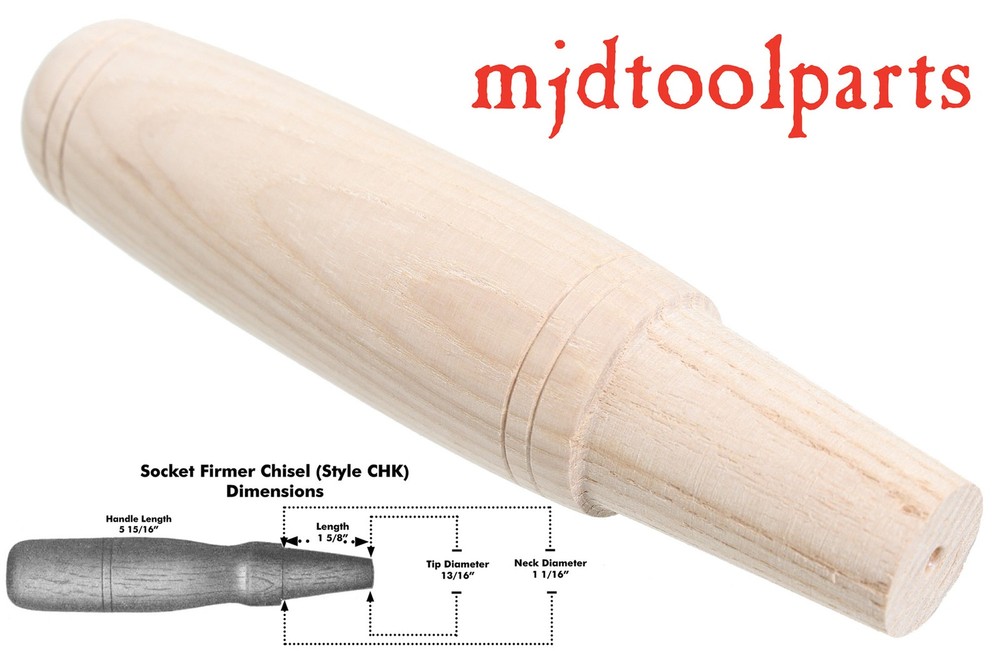 Genuine Amish Turned Handle for Socket Paring Chisel (CHK) - mjdtoolparts