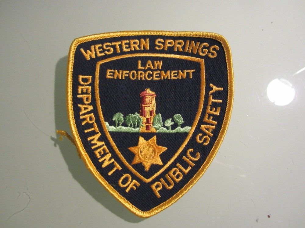 WESTERN SPRINGS POLICE PATCH