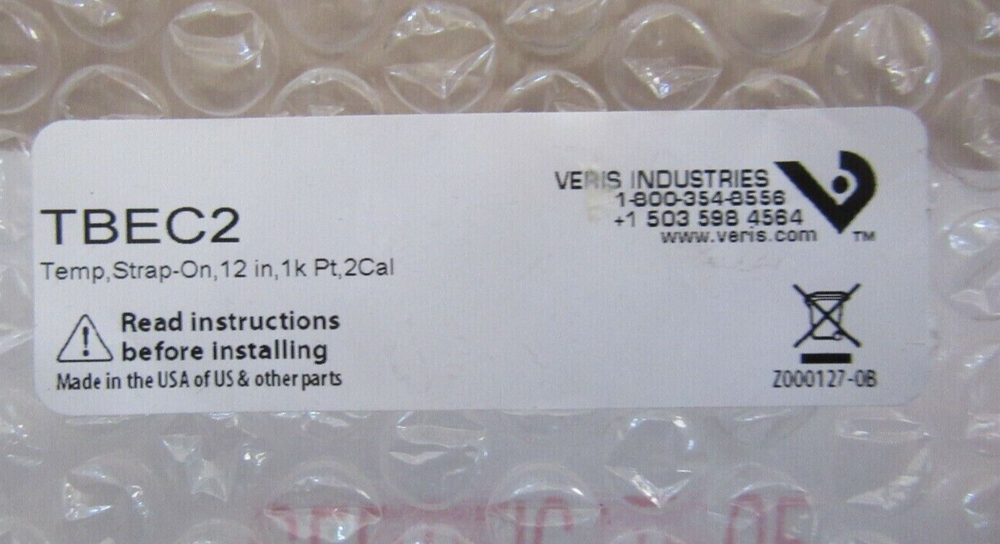 TBEC2 Veris Industries Temperature SensorTBEC2