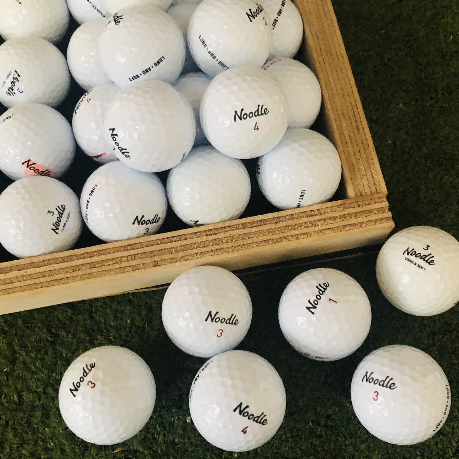 50 Near Mint Noodle 5A/4A Used Golf Ball mixed model