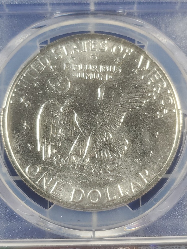 1971-S $1 PCGS MS63 40% Silver Eisenhower