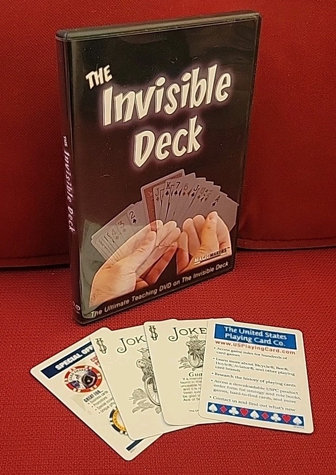 The Invisible Deck Ultimate Teaching Instructional DVD Card Magic Tricks