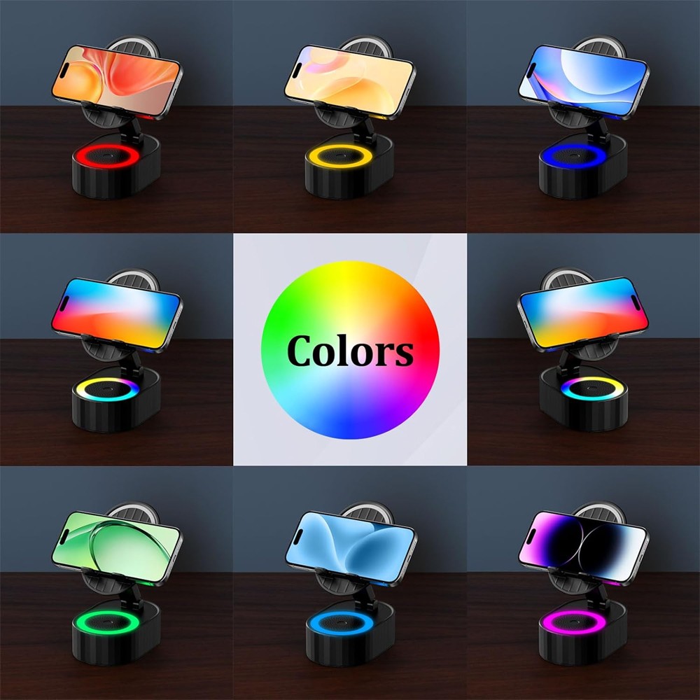 5-In-1 Bluetooth Multi-Functional Mobile Phone Audio Stand With Microphone AGD