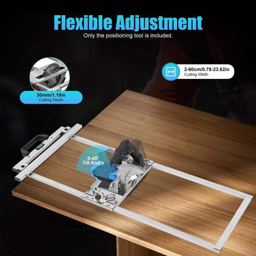 Circular Saw Guide Tool Track Rail Woodworking Edge Positioning Cutting Tools