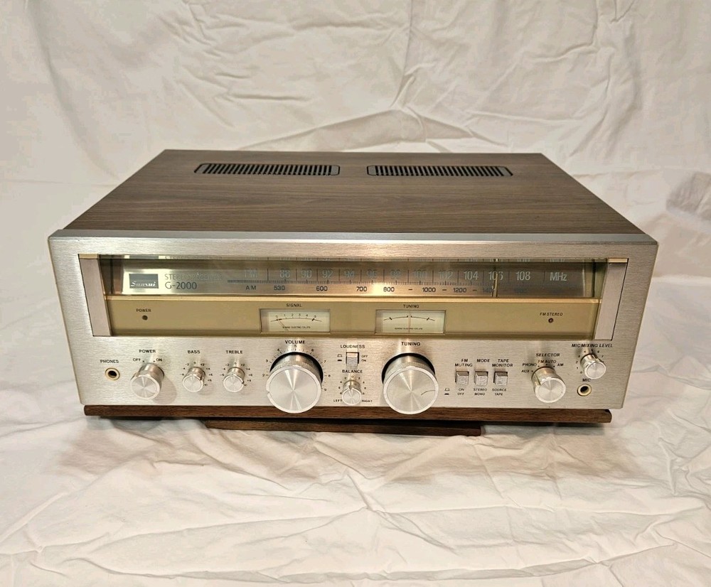 Sansui G-2000 Receiver Vintage Great Condition Fully Functional Tested