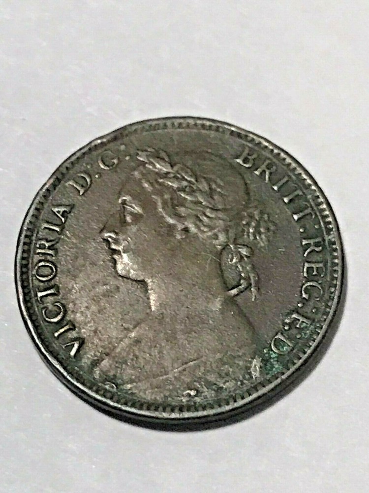 1885 Great Britain Farthing VF #19235