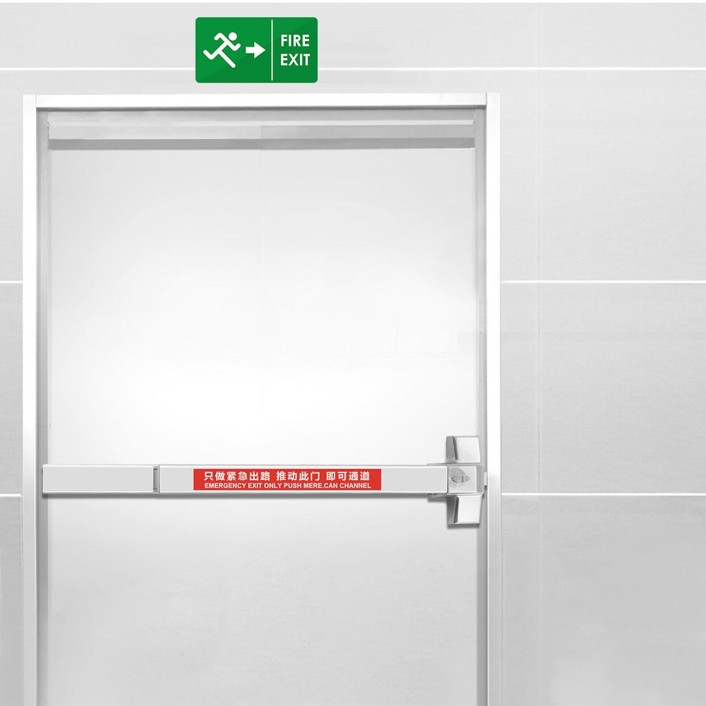 Commercial Door Push Bar Exit Panic Device Lock Emergency Hardware Latches Tool