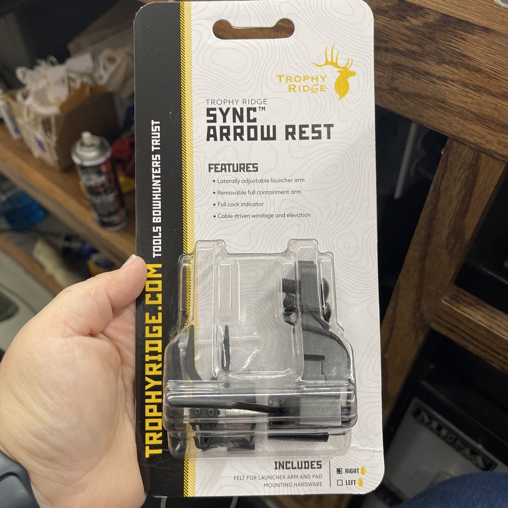 Trophy Ridge Sync Arrow Rest Right Handed Model# ARE310R