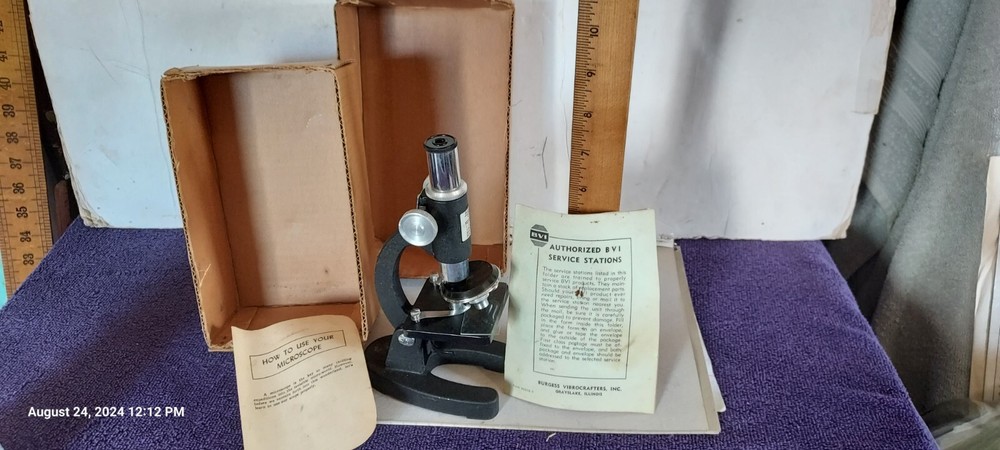 Vintage Par C Model 101 Tiny Microscope