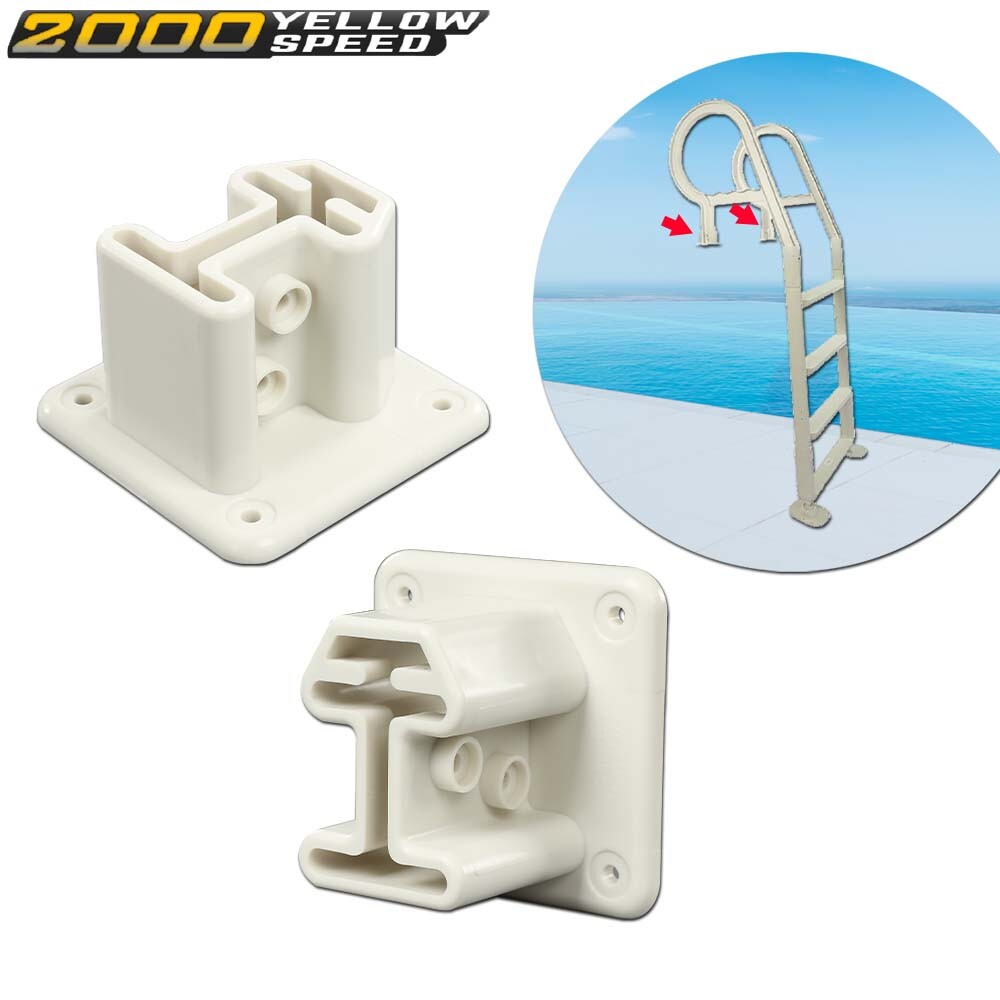 for Heavy Duty Resin In-Pool Above Ground Swimming Pool Ladder Flanges 2Pack