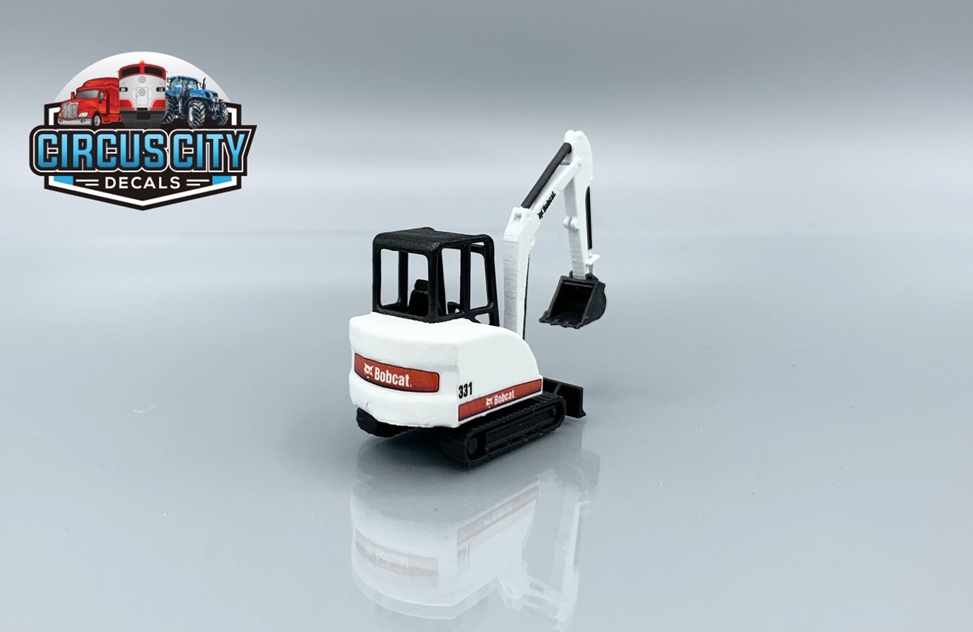 Mini Excavator Bobcat 331 HO Scale Model Kit (QTY 2)