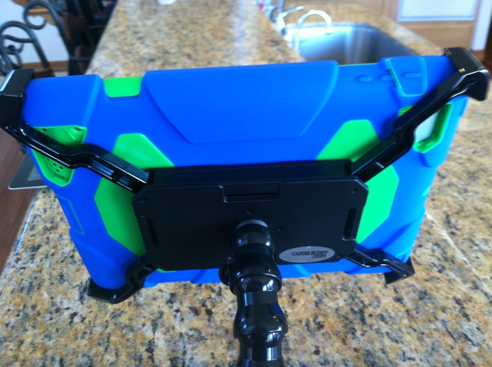 iPad Tripod Mount / Bracket - Works with or without case Otterbox compatible