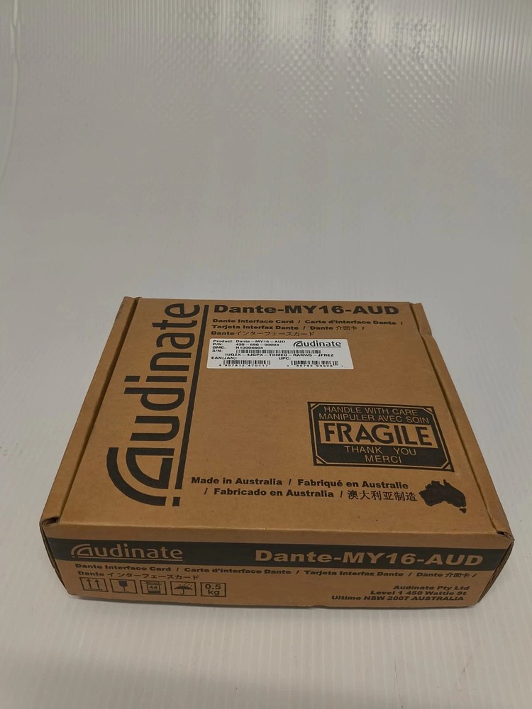 AUDINATE Yamaha Dante-MY16-AUD Interface Card NEW