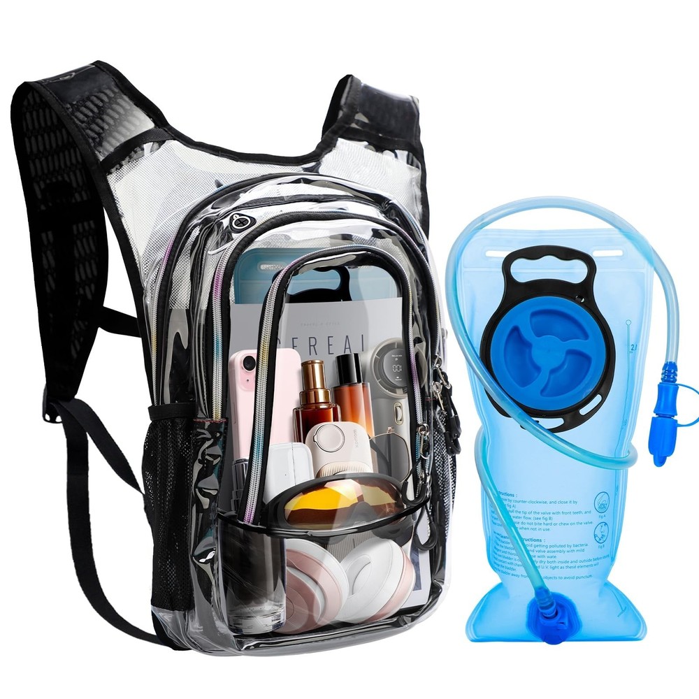 Hydration Backpack, Festival Rave Hydration Pack, Water Backpack with 2L Hydr...