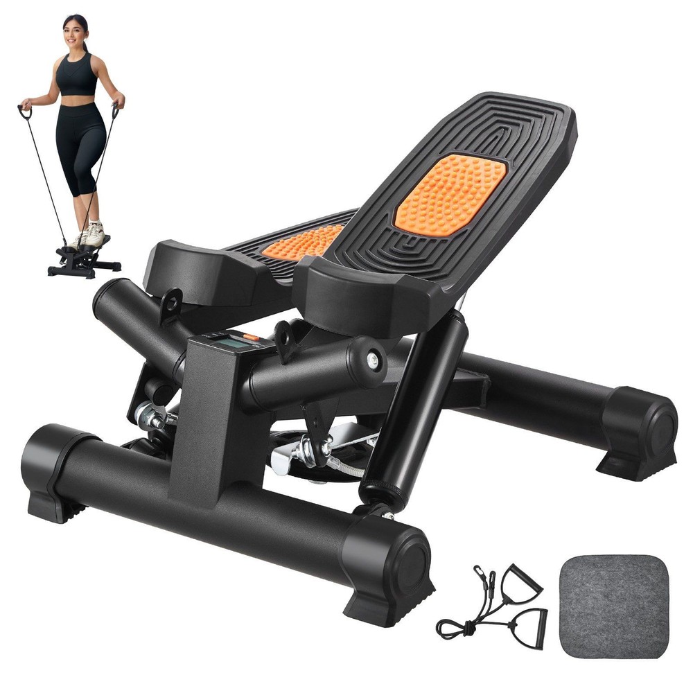 Home Use Stepper with Distance Tracking 330lb Capacity Built-in LCD Display